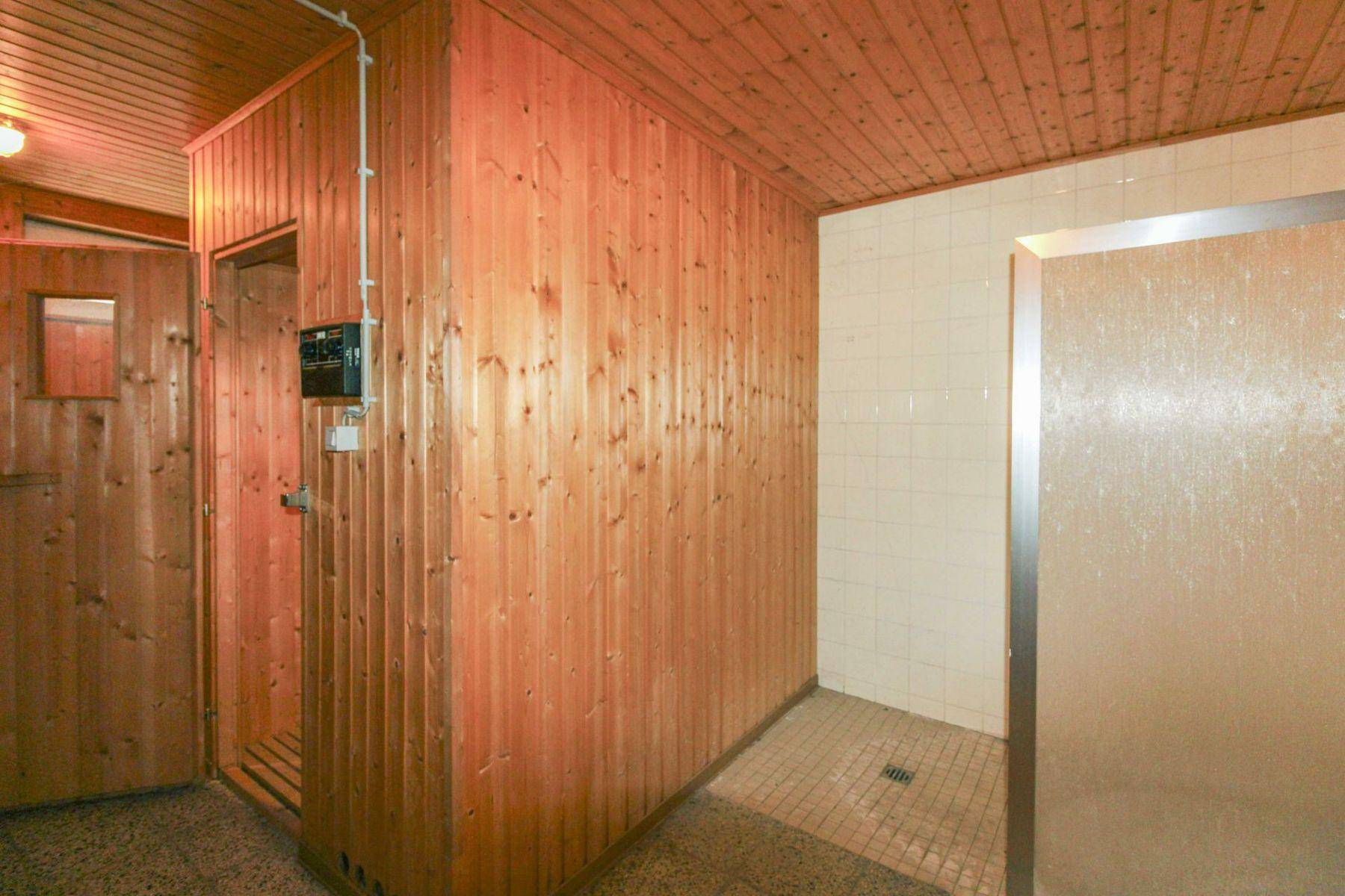 Sauna im Gemeinschaftsbereich