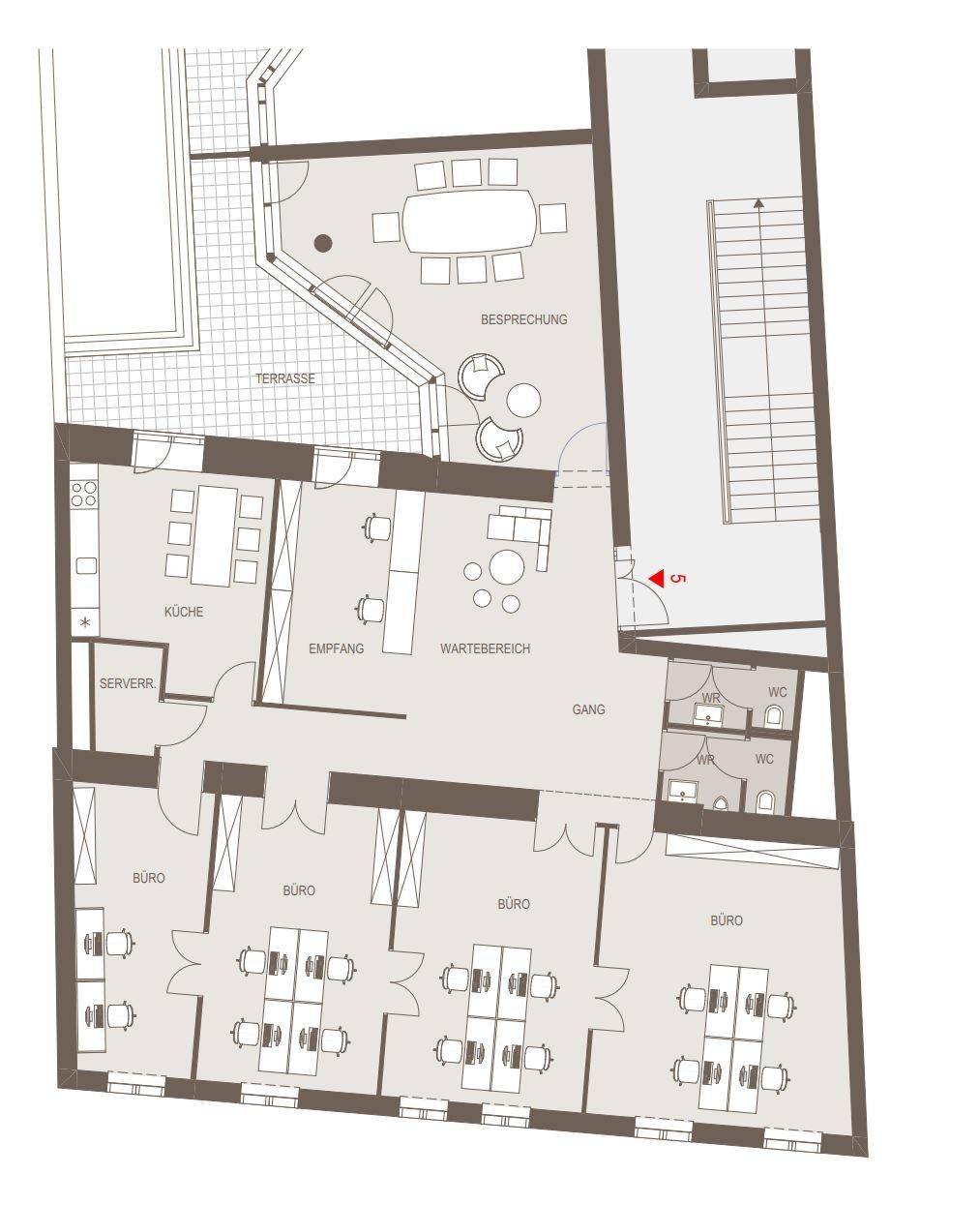 1060 Wien, Mariahilfer Straße 17 Plan 2OG Top 5 ca 205 m²