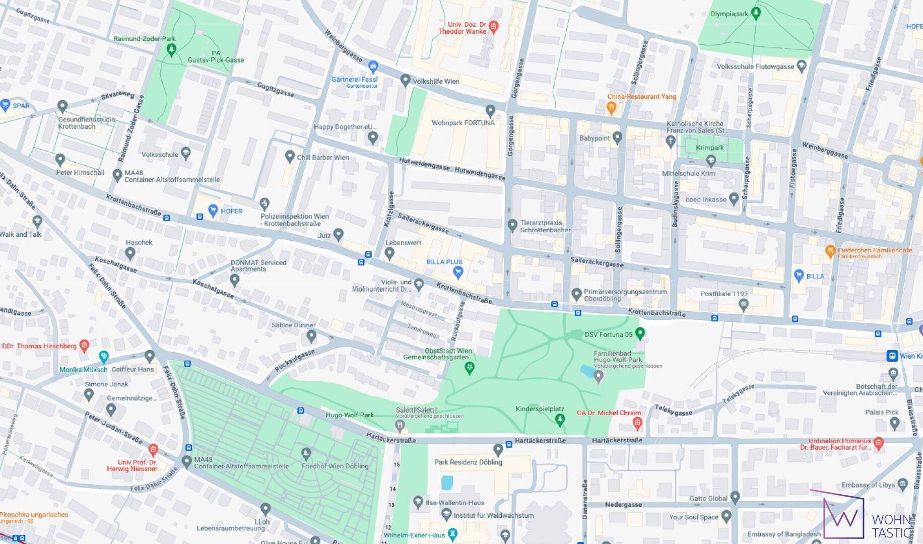 Umgebungskarte (Quelle: Google Maps)