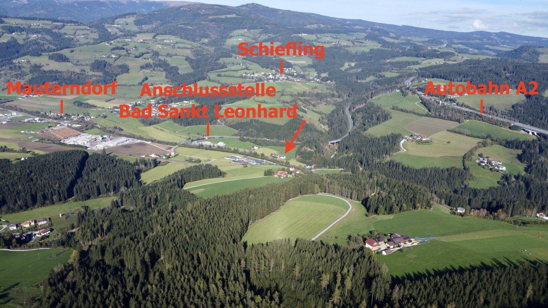 Luftbild Lage Haus & Grundstück