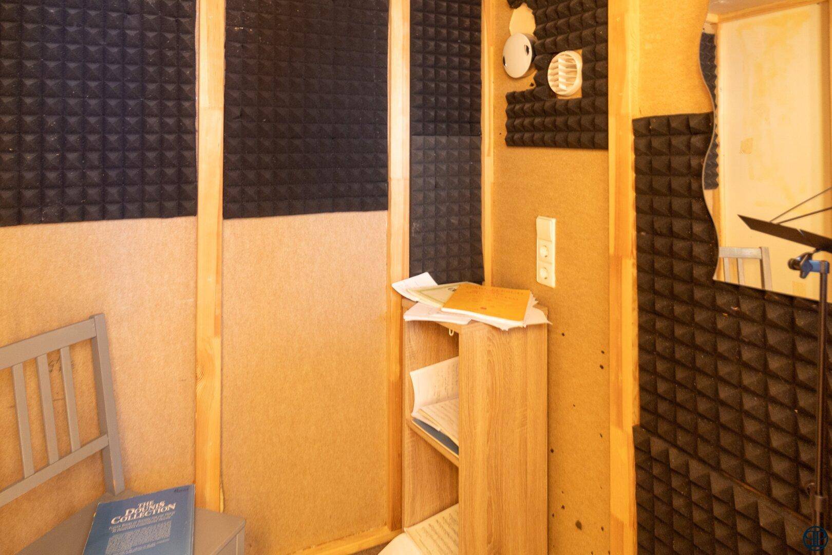 Schallschutzraum für Musiker