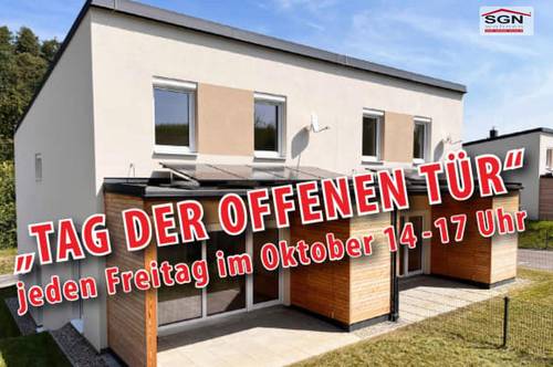 Tag der offenen Tür im Oktober: Reihenhaus/Doppelhäuser schon ab € 468,24,- monatlich* Barkaufpreis exkl. Wohnbaudarlehen schon ab € 218.375-