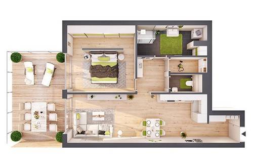 2-Zimmer Neubau-Wohnung mit Terrasse (W04)