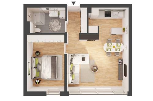 2-Zimmer Wohnung (Top W04)