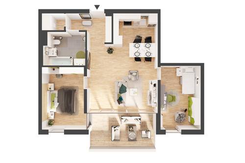 3-Zimmer Wohnung (Top W15)