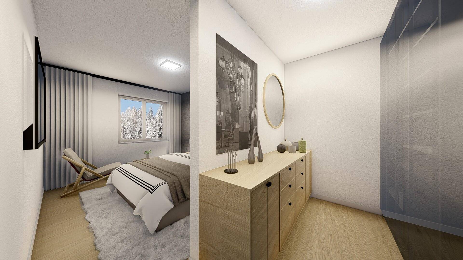 Schlafzimmer Visualisierung