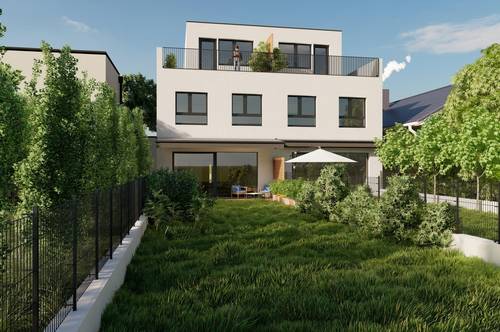 Moderne Häuser mit 100m² Garten und Dachterrasse- Vösendorf