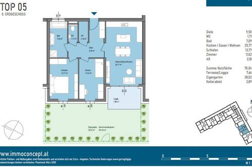 Neubau: 3-Zimmer-Wohnung mit Garten in 4861 Schörfling am Attersee - provisionsfrei zu kaufen
