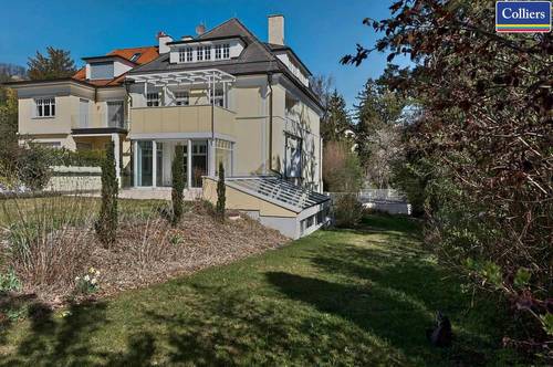 Villa in Hitzinger Bestlage mit Blick über Wien und bezaubernden Garten sowie hauseigenem Spa! 
