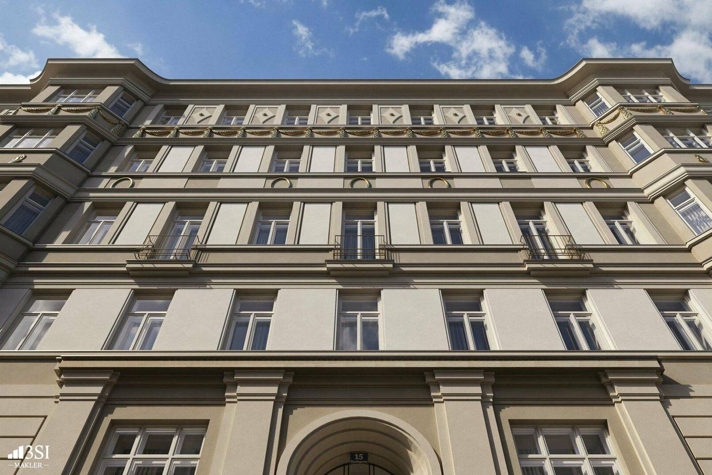 revitalisierte Fassade 1080 Wien