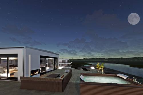 Luxus-Penthouse mit 167 m² Terrasse mit Seeblick am Golfplatz - PROVISIONSFREI