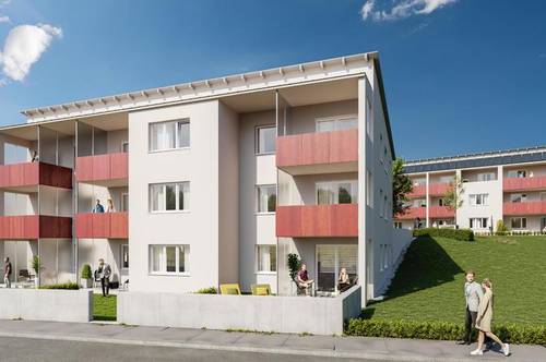 2 Zimmer Wohnung im Neubau in Haibach - geförderte Mietwohnungen 60-82m²