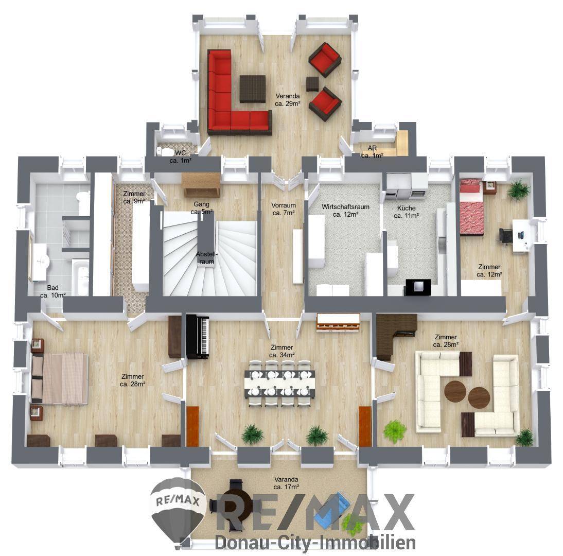 Obergeschoss - 3D Floor Plan