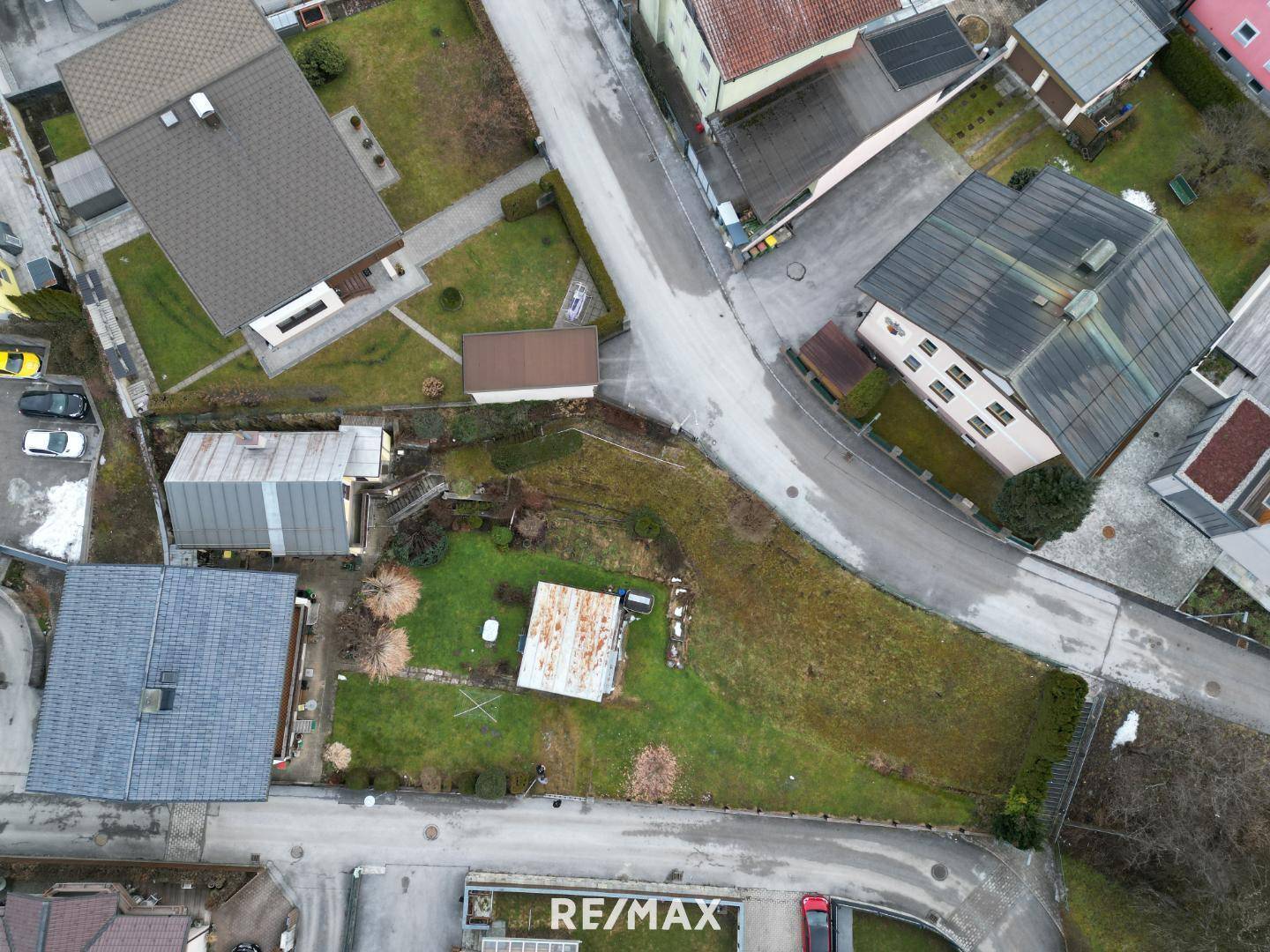 Drohnen Foto oben-Haus links