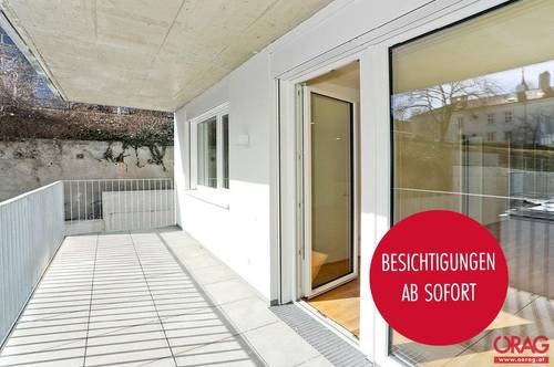 KLOSTERGARTEN: Hochwertige 2-Zimmer-Wohnung mit Balkon - in 3400 Klosterneuburg zu mieten