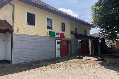 GASTRO-Zentrum mit Pizzeria, Disco und Kaffeehaus nahe Ried zu verkaufen 3 Lokale oder Bauträgergrundstück