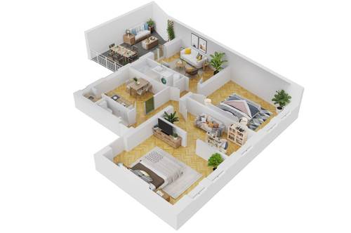 NEUREAL - Wunderschöne 4 Zimmer-Wohnung mit Terrasse zu verkaufen!