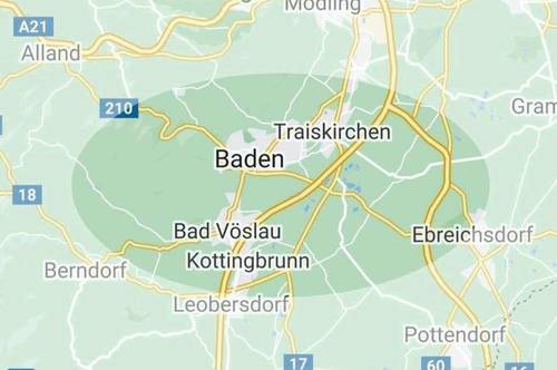 Bezirk Baden - A2 Nähe: Gewerbegrundstück ca. 7.200 m² in frequenter Lage zu kaufen
