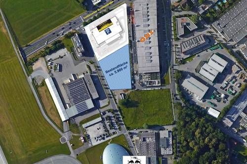 direkte Nähe Salzburger Flughafen und Hangar-7 - Gewerbegrundstück in TOP-Lage