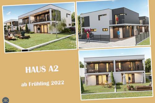 4-Zimmer Doppelhaushälfte in Ziegelmassivbauweise mit Balkonen, Terrasse und Garten / ab Sommer 2022 / Haus A2