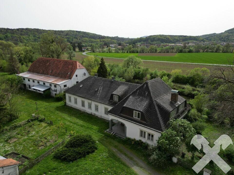 Haupthaus und Mühle