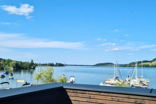 Erstbezugs-Etagenwohnung mit eigenem Seezugang direkt am Obertrumer See!