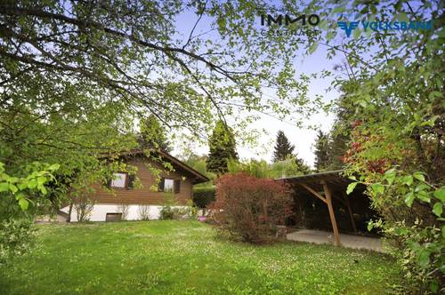 Geräumiges, sehr gut ausgestattetes Vollholzhaus mit Terrasse und Garten im schönen Mittelburgenland