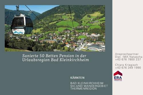 Sanierte 50 Betten Pension in der Urlaubsregion Bad Kleinkirchheim
