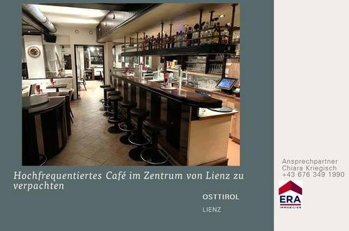 Hochfrequentiertes Café im Zentrum von Lienz zu verpachten