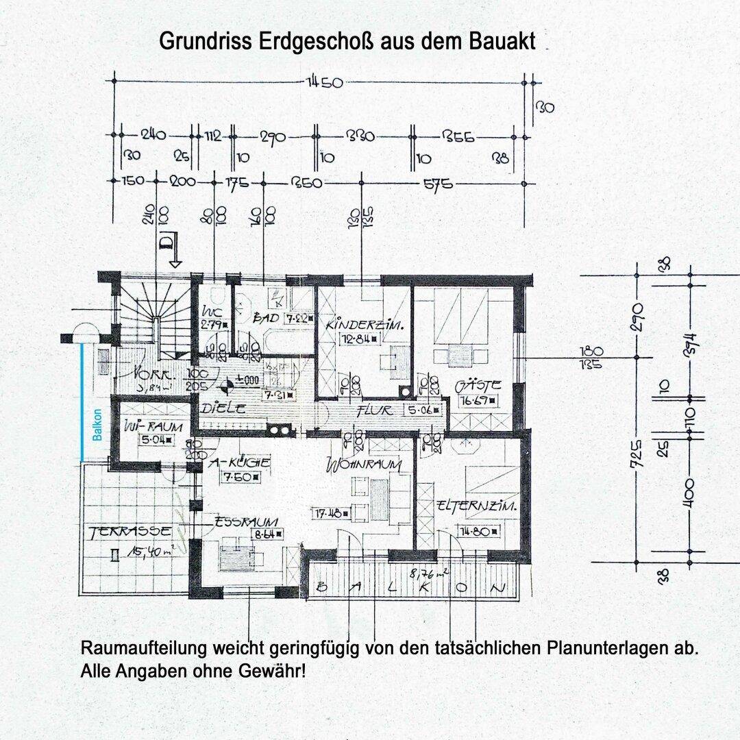 Grundriss EG, Zweifamilienhaus in Hopfgarten