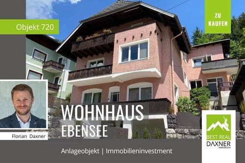Ertragsobjekt im Salzkammergut - Wohnhaus mit 4 Einheiten in Ebensee am Traunsee!