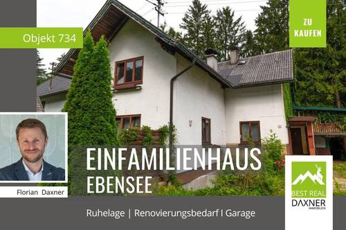 Einfamilienhaus mit Sanierungsbedarf in Ebensee am Traunsee