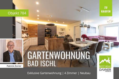 Exklusive 4 Zimmer Gartenwohnung "NOBILE Kalvaris" im Zentrum von Bad Ischl
