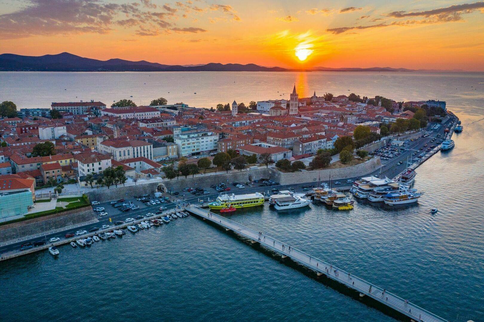 Zadar Sonnenuntergang