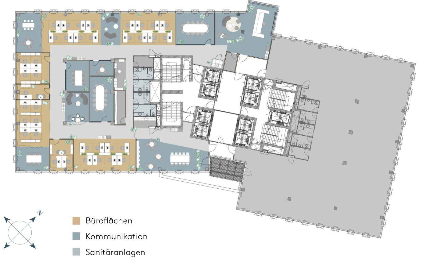Musterbelegung 750 m²