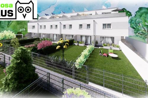 Fixpreis - Provisionsfrei: Eck-Reihenhaus mit Keller, Dachterrasse und Eigengarten samt 2 Garagenplatzen