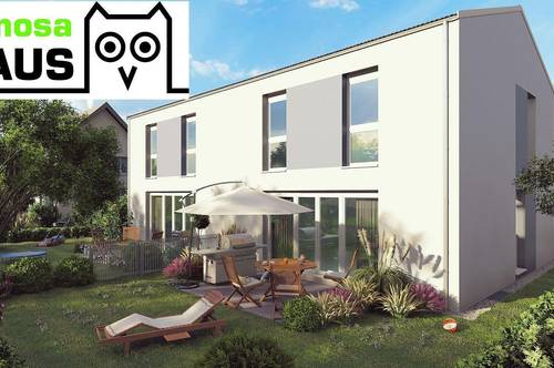 Provisionsfreies Energiesparhaus: Doppelhaushälfte mit 102m² Wohnfläche, 54m² Keller, Terrasse und Eigengrund inkl. 2 Parkpl.