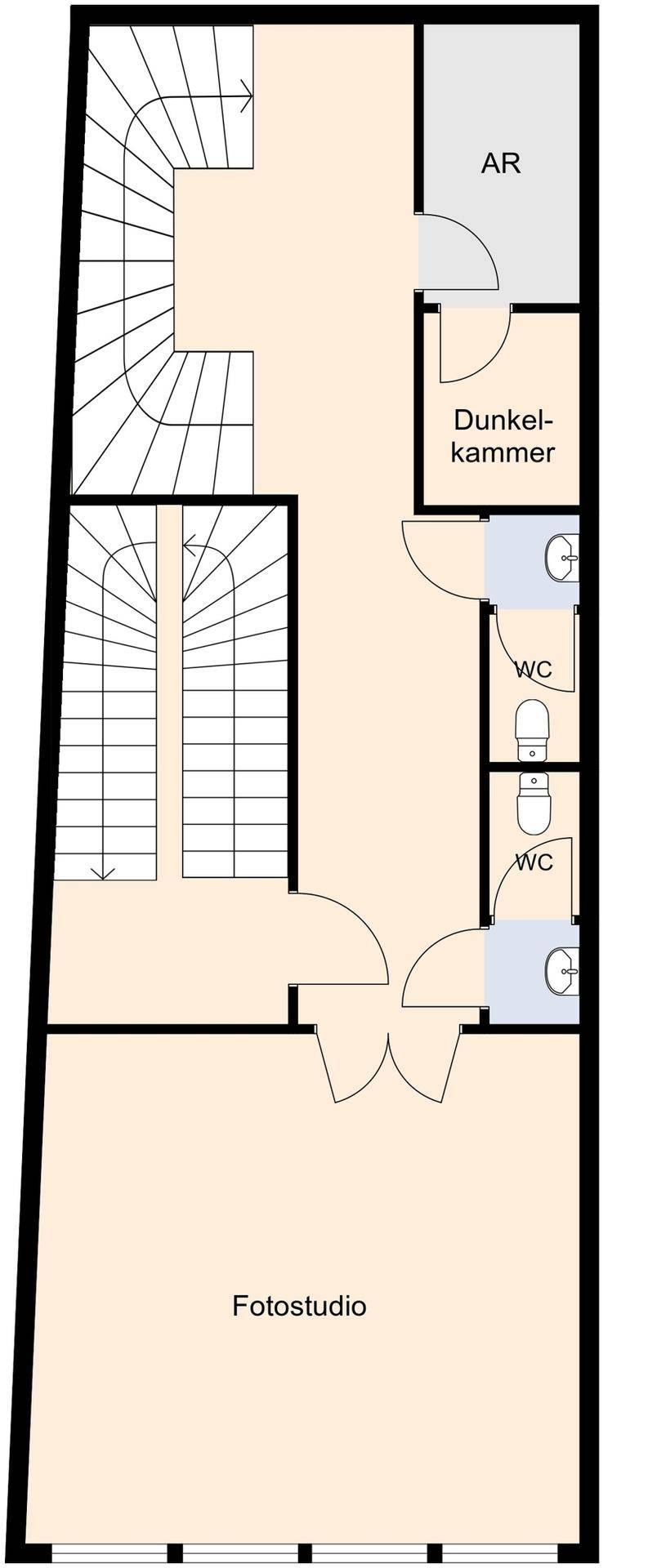 Grundriss 1. Obergeschoss ohne Maßstab