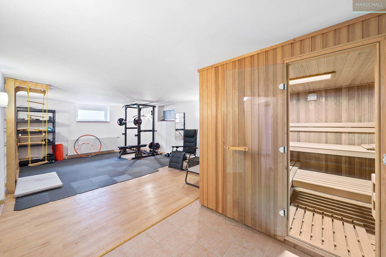 Fitnessraum/Sauna