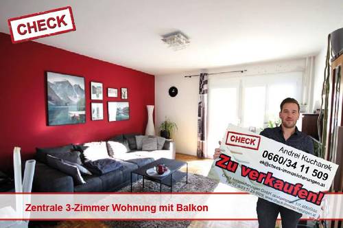 3 Zimmer-Wohnung mit Balkon in zentraler Lage in Graz!!