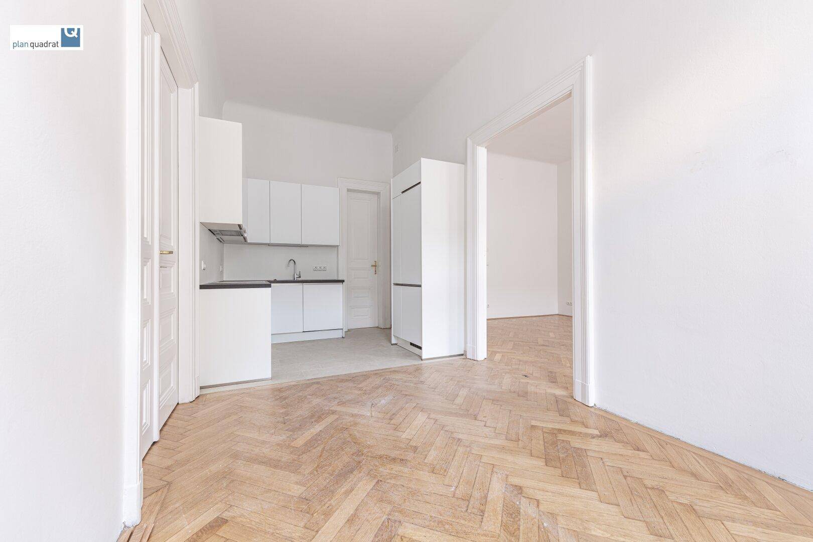 Küche / Esszimmer (gem. Wohnungsgrundriss) - ca. 18,20 m²