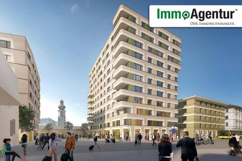 Neubau: Tolle 2 Zimmerwohnung mit Balkon in der Feldkircher Bahnhofcity zur Miete, Top 35
