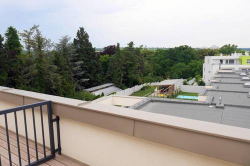 Maisonette Top 1/3 - rd. 105 m2 Wohnnutzfläche mit zwei großen Terrassen mit herrlichem Fernblick auf die Weinberge