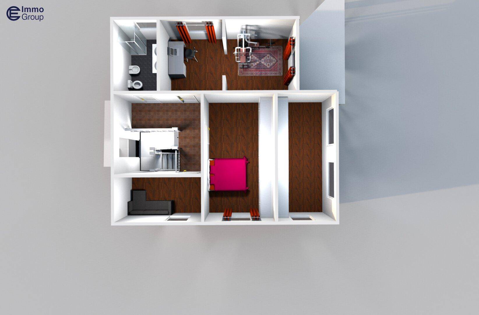 3D Plan - Obergeschoss