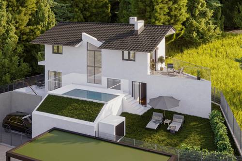 THE MOON Luxus pur am Mondsee | Traum Villa mit Pool u. Garten | PROVISIONSFREI direkt vom Bauträger
