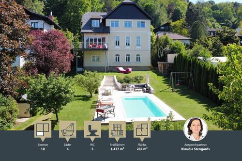 modernisierte Altbau-Villa auf 1.634 m² großem Grund | exklusive Aussichtslage | RARITÄT |
