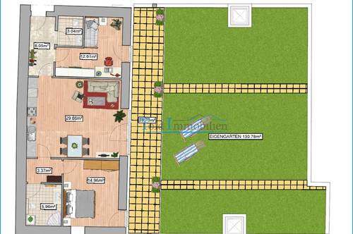 Neubauprojekt Lienz - 3-Zimmer-Wohnung + Terrasse &amp; Garten