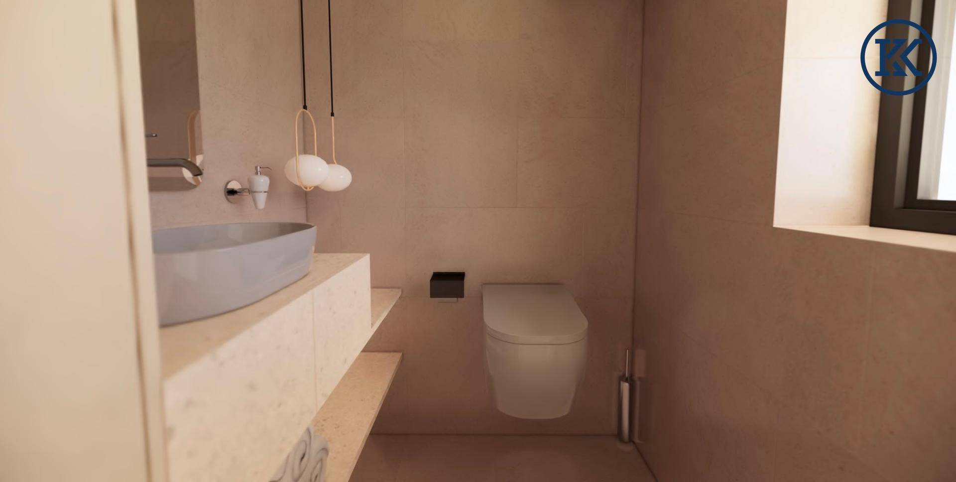virtualisiertes Bild-Badezimmer