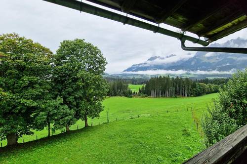 Wohnen auf dem Bauernhof - Dachgeschoß in traumhafter Panoramalage von Oberndorf