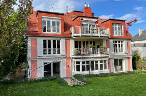 Sonnige, exklusive 4-Zimmer Gartenwohnung mit Terrasse und Garten in bester Ruhelage Ober-St.-Veit's